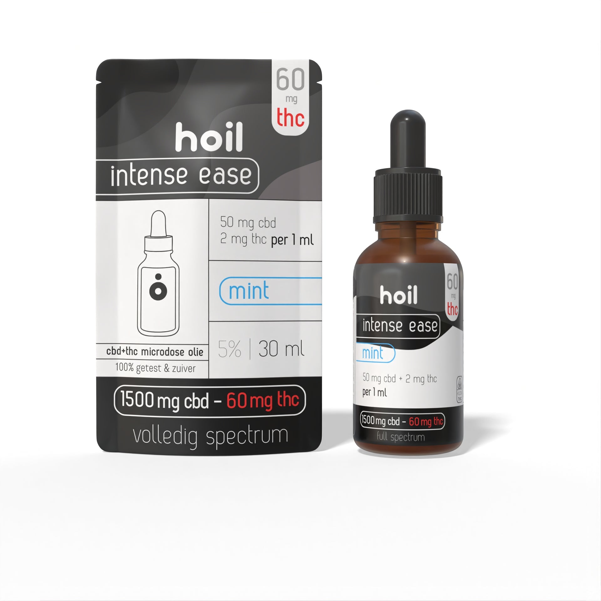 Intense Ease 1500mg Full Spectrum Olie (30 ml)